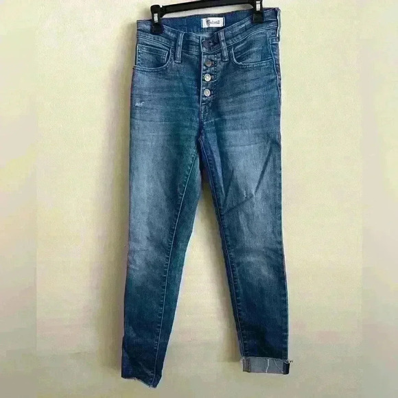 Madewell Denim - Madewell 9” high rise skinny skinny jeans